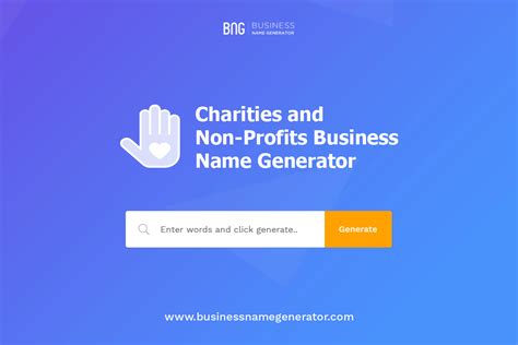 nonprofit name generator|charity names generator.